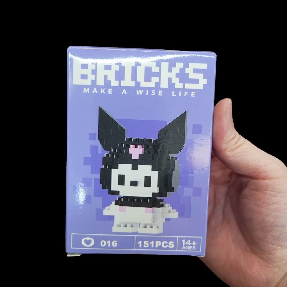 Brand New Sanrio Kuromi Bricks Lego Figure